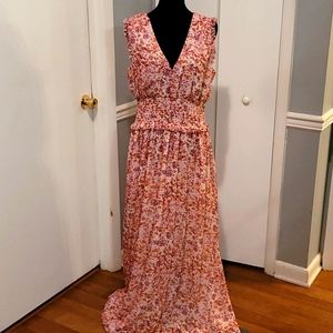 Floral Sleeveless Maxi Dress